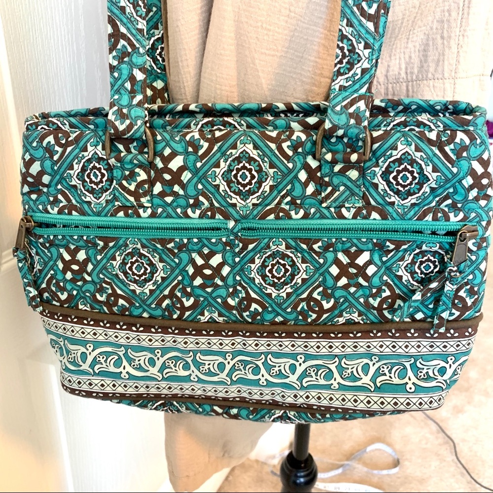TEN BEARS Paisley Waffle Stitch Shoulder Bag